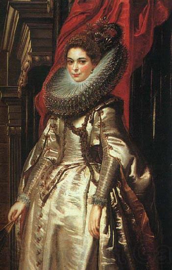 RUBENS, Pieter Pauwel Portrait of Marchesa Brigida Spinola Doria